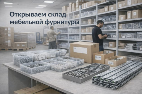 Открываем склад мебельной фурнитуры